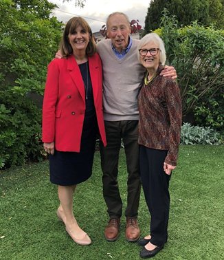 Carol Birks, John Laidlaw and Janet Nash